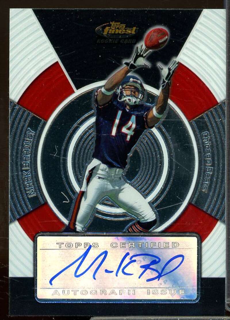 Mark Bradley AU Rookie Card 2005 Finest Rookie #168  Image 1