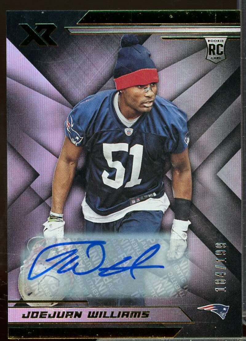 Joejuan Williams/199 Rookie Card 2019 Panini XR Rookie Autographs #199  Image 1
