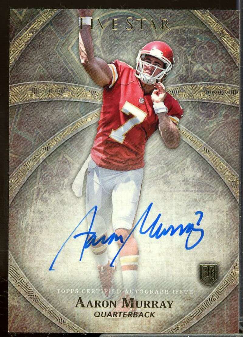 Aaron Murray Rookie Card 2014 Topps Five Star Rookie Autographs #FSAAM  Image 1