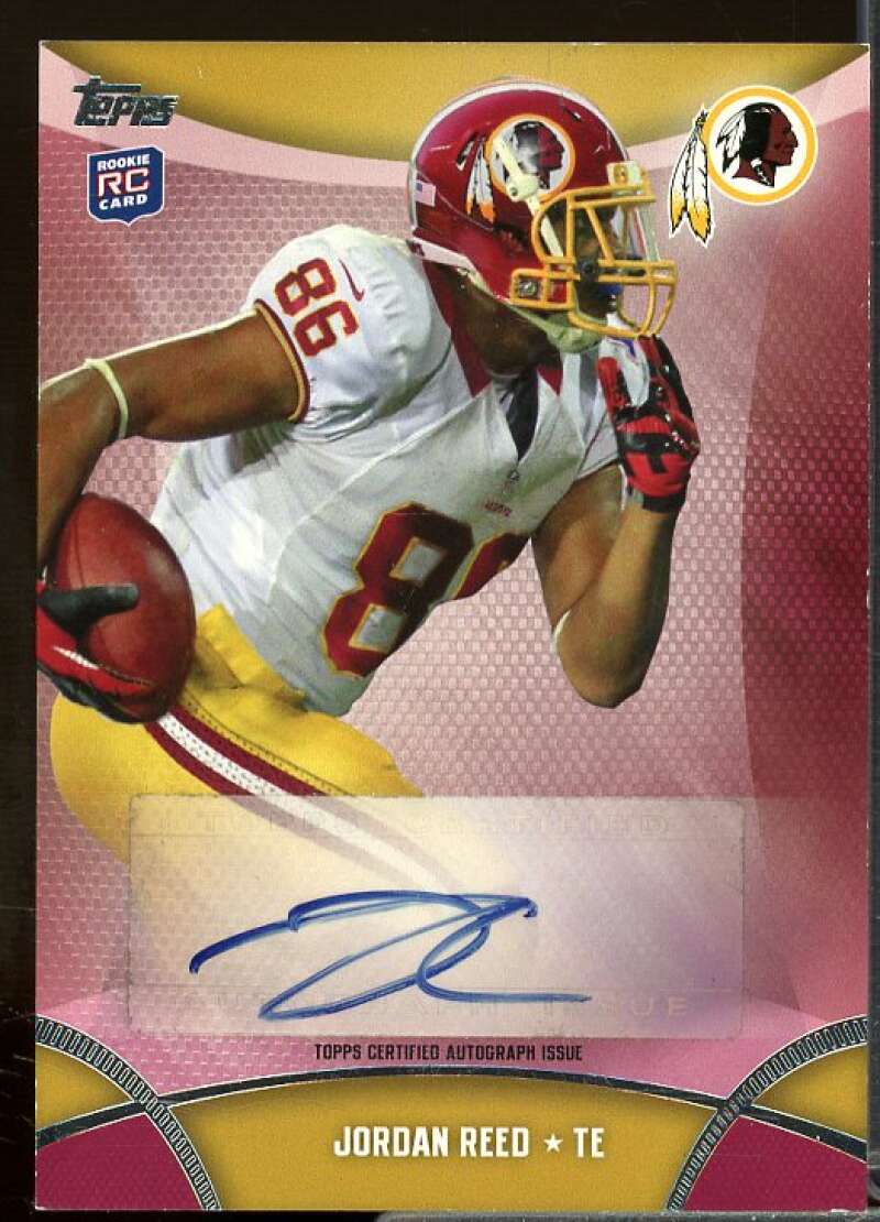 Jordan Reed Rookie Card 2013 Topps Rookie Signatures #TAJRE  Image 1