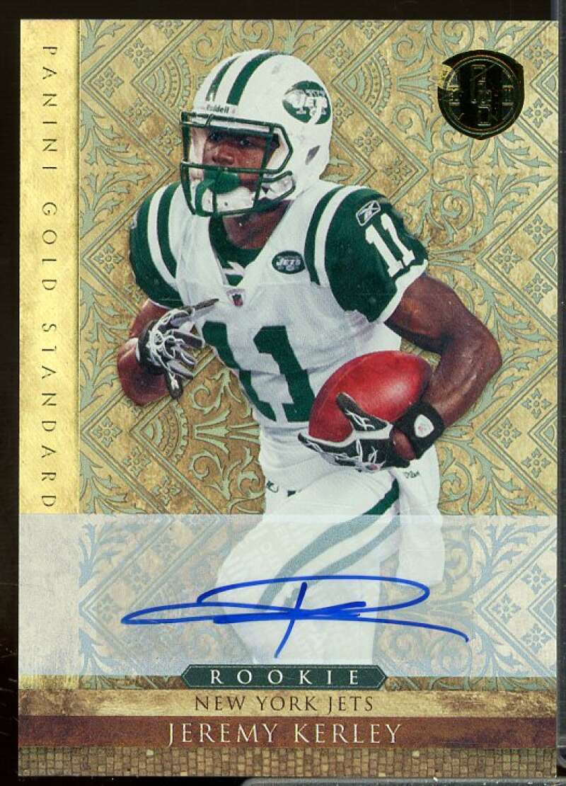 Jeremy Kerley/499 Rookie 2011 Panini Gold Standard Rookie Autograph Silver #195  Image 1
