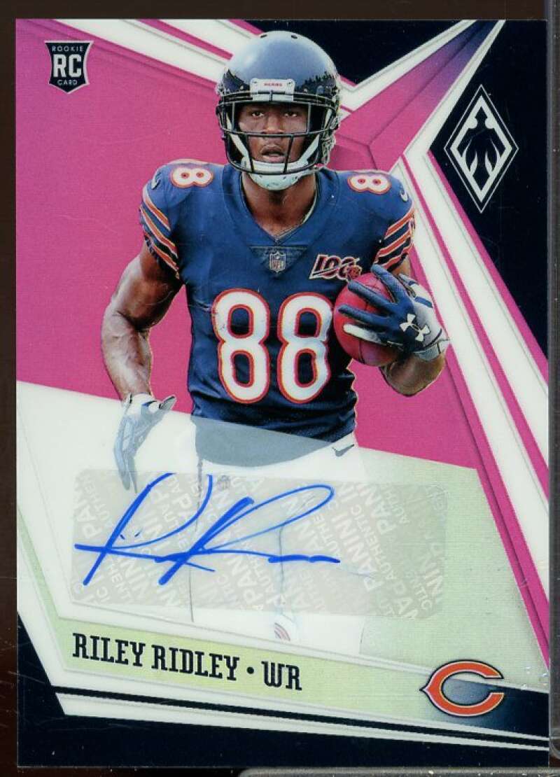Riley Ridley/35 Rookie Card 2019 Panini Phoenix Rookie Autographs Pink #136  Image 1
