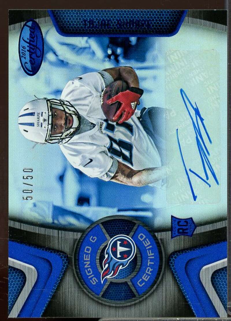 Tajae Sharpe Rookie 2016 Certified Rookie Signed and  Mirror Blue #SCTS  Image 1