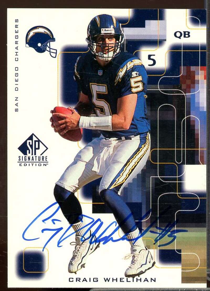 Craig Whelihan Rookie Card 1999 SP Signature Autographs #WH  Image 1