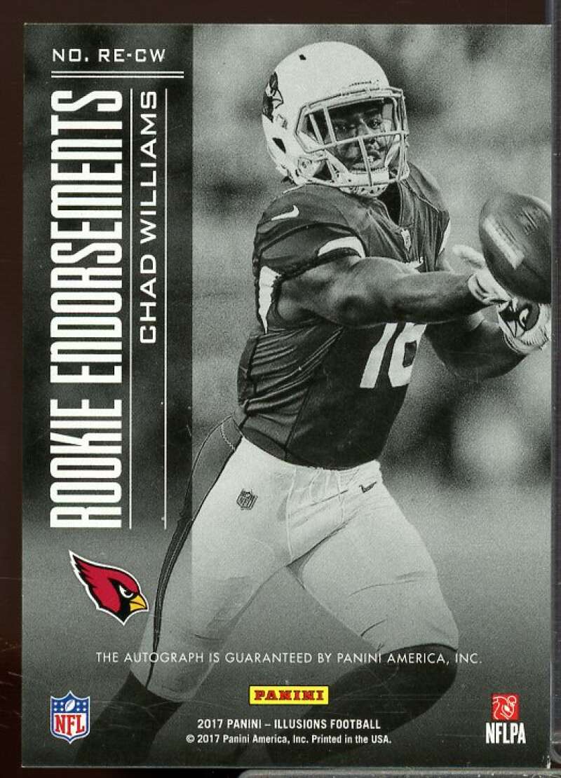 Chad Williams/50 Rookie Card 2017 Panini Illusions Rookie Endorsements Auto #11  Image 2