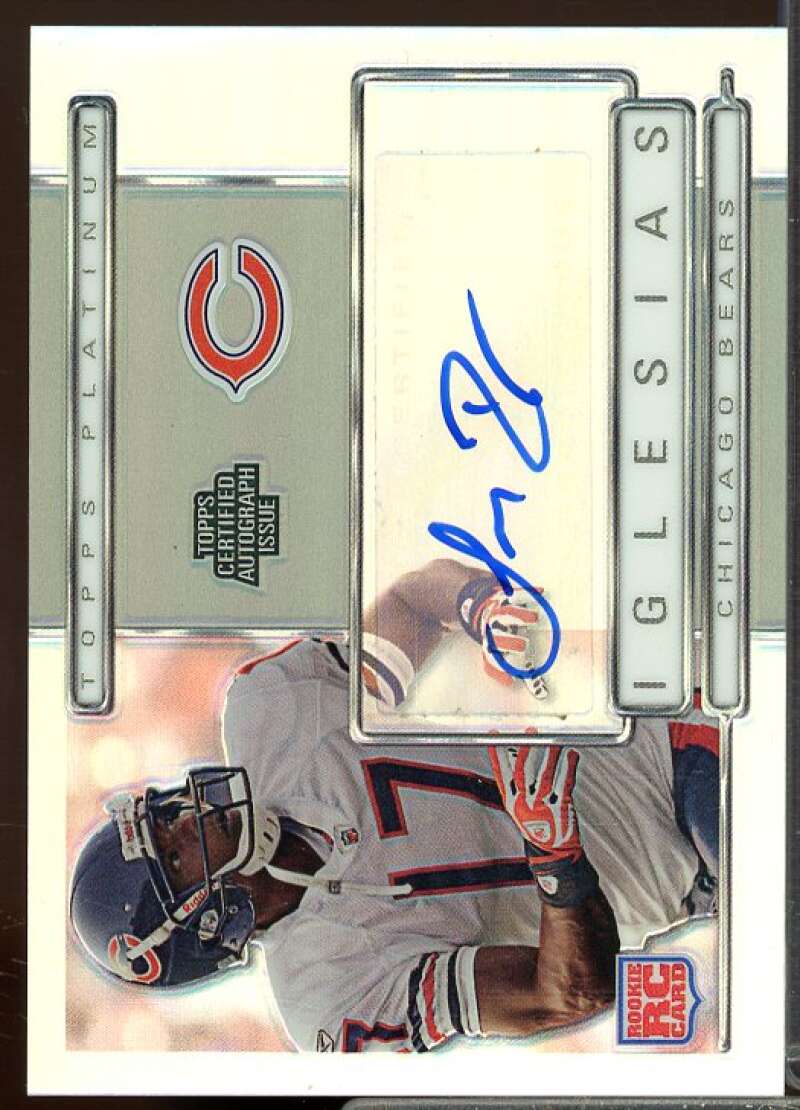 Juaquin Iglesias/550 Rookie Card 2009 Topps Platinum Rookie Autographs #123  Image 1