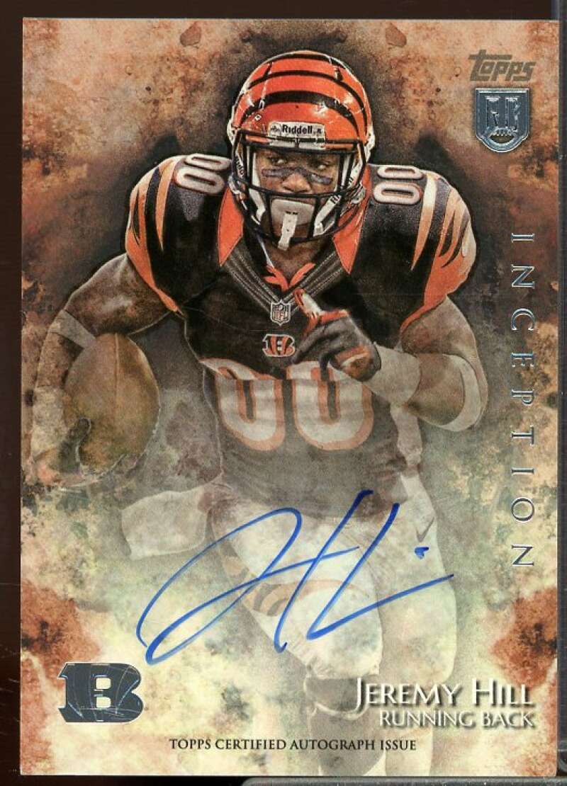 Jeremy Hill AU Rookie Card 2014 Topps Inception Rookie #27R  Image 1