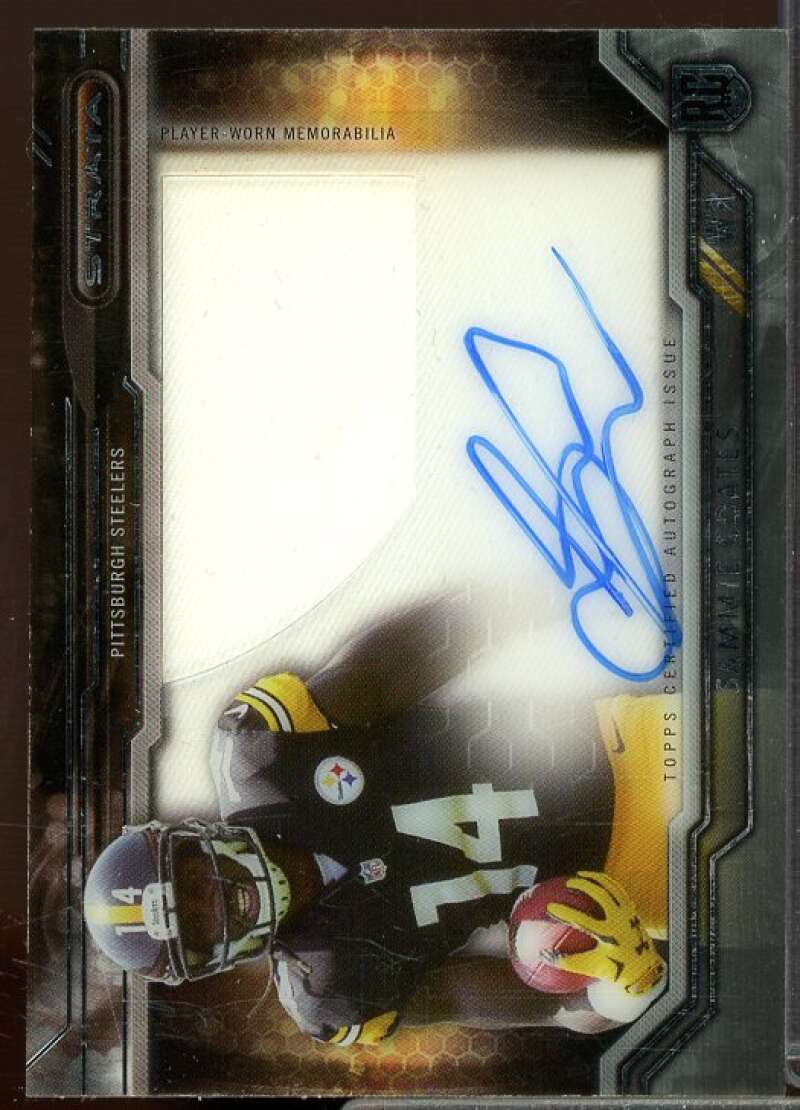 Sammie Coates Rookie 2015 Topps Strata Clear Cut Rookie Relic Autograph #CCAPSC  Image 1