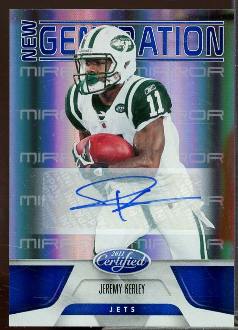 Jeremy Kerley/100 Rookie Card 2011 Certified Mirror Blue Signatures #193  Image 1