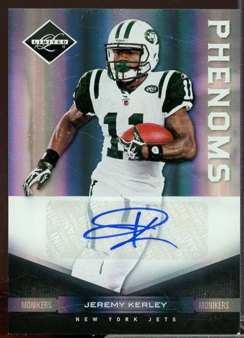 Jeremy Kerley/199 Rookie Card 2011 Limited Monikers Autographs Silver #171  Image 1
