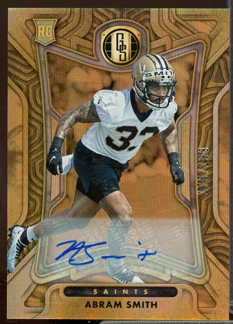 Abram Smith/199 Rookie Card 2022 Panini Gold Standard Rookie Autographs #153  Image 1