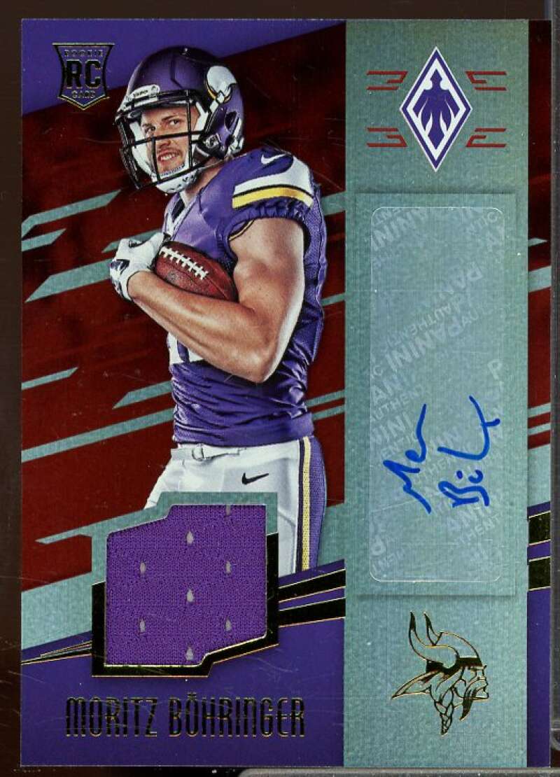 Moritz Bohringer JSY AU/249 Rookie Card 2016 Panini Phoenix Rookie #230  Image 1