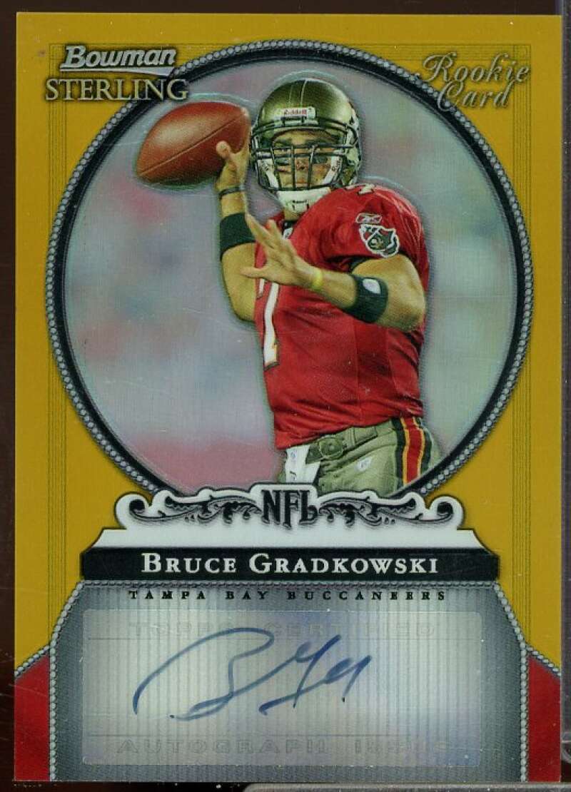 Bruce Gradkowski/900 Rookie 2006 Bowman Sterling Gold Rookie Autographs #BG  Image 1