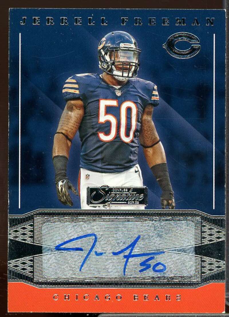 Jerrell Freeman Rookie Card 2016 Donruss Signature Series Auto #43  Image 1