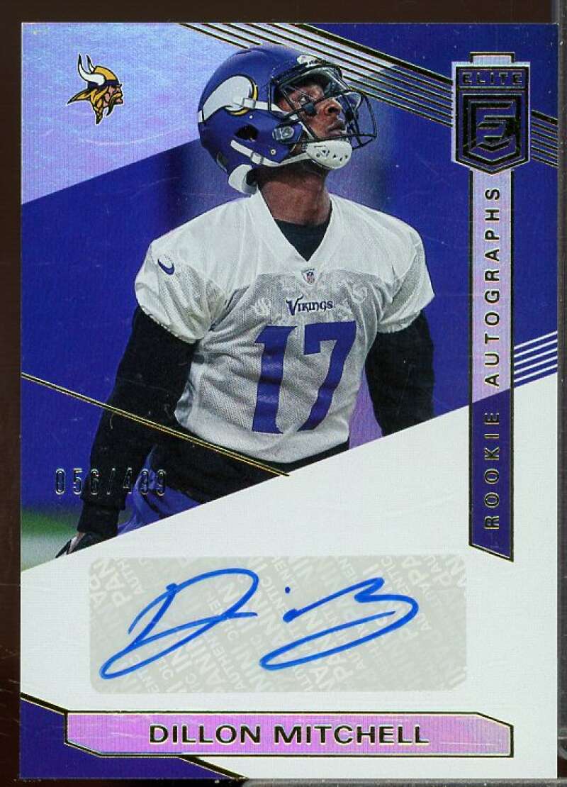 Dillon Mitchell/499 Rookie Card 2019 Elite Rookie Autographs #35  Image 1