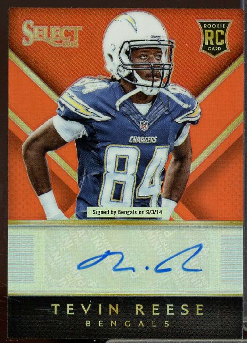 Tevin Reese/35 Rookie Card 2014 Select Rookie Autographs Prizm Orange #RATR  Image 1