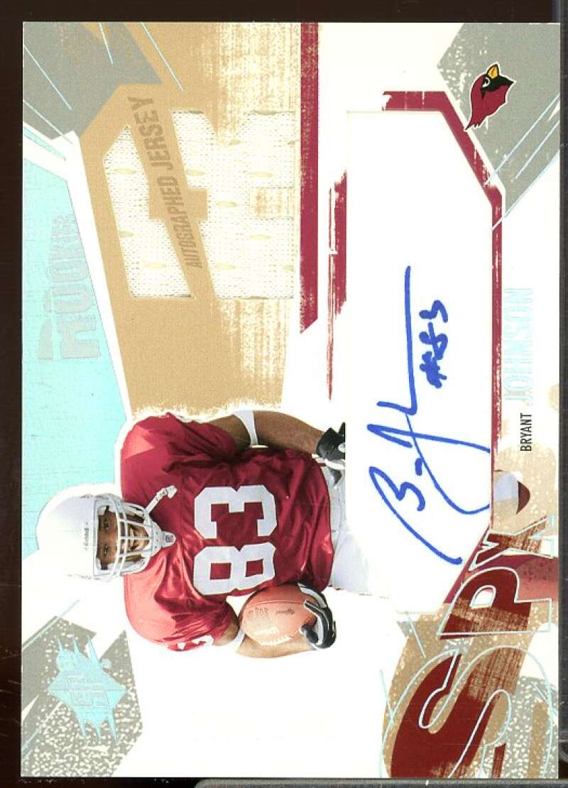 Bryant Johnson JSY AU Rookie Card 2003 SPx Rookie #204  Image 1