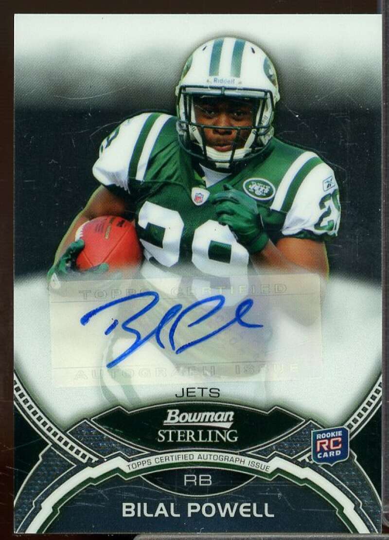 Bilal Powell AUTO Rookie Card 2011 Bowman Sterling Rookie #BSABP  Image 1