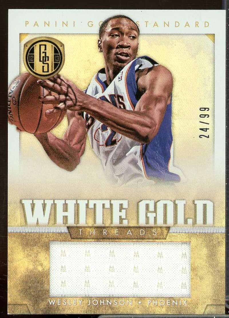 Wesley Johnson/99 Card 2012-13 Panini Gold Standard White Gold Threads #49  Image 1