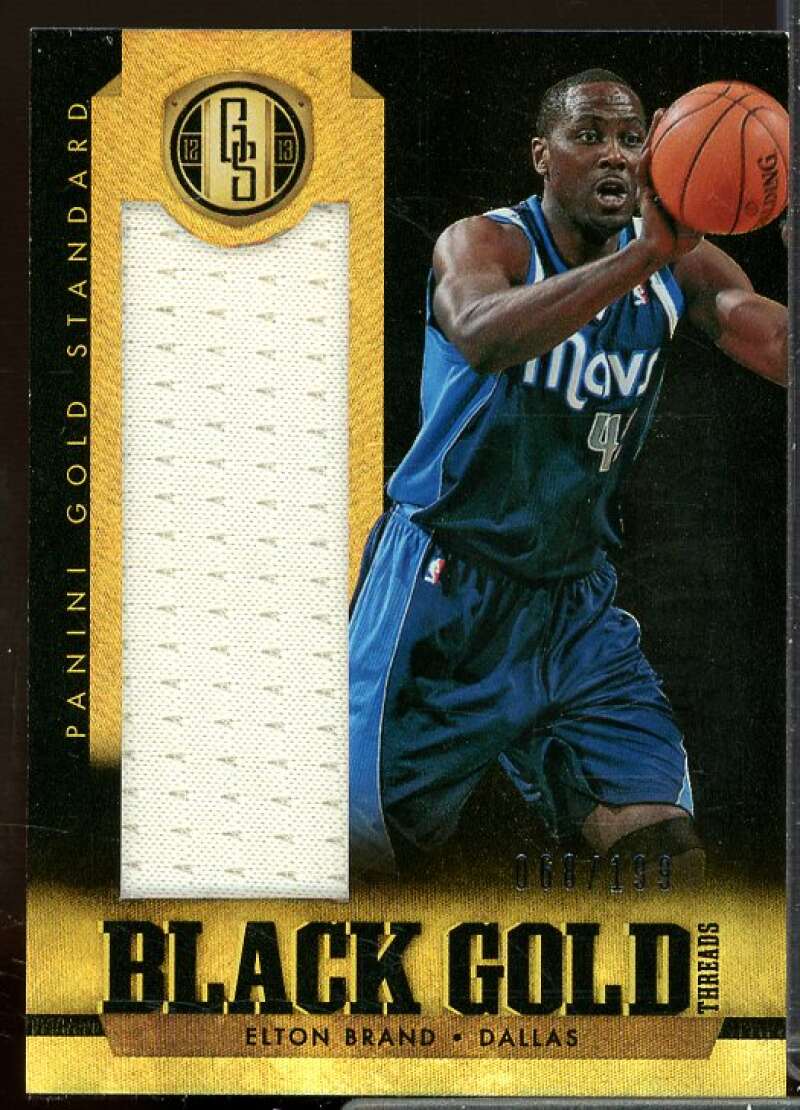Elton Brand/199 Card 2012-13 Panini Gold Standard Black Gold Threads #60  Image 1