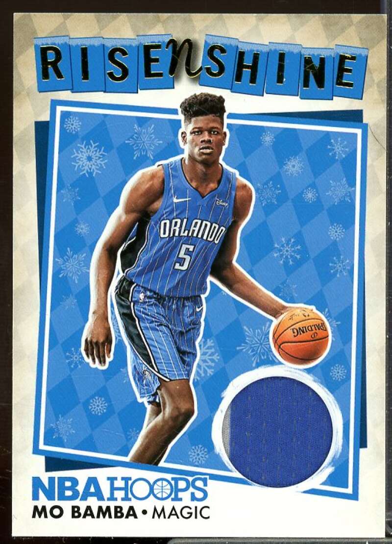 Mo Bamba Card 2018-19 Hoops Rise N Shine Memorabilia Winter #6  Image 1
