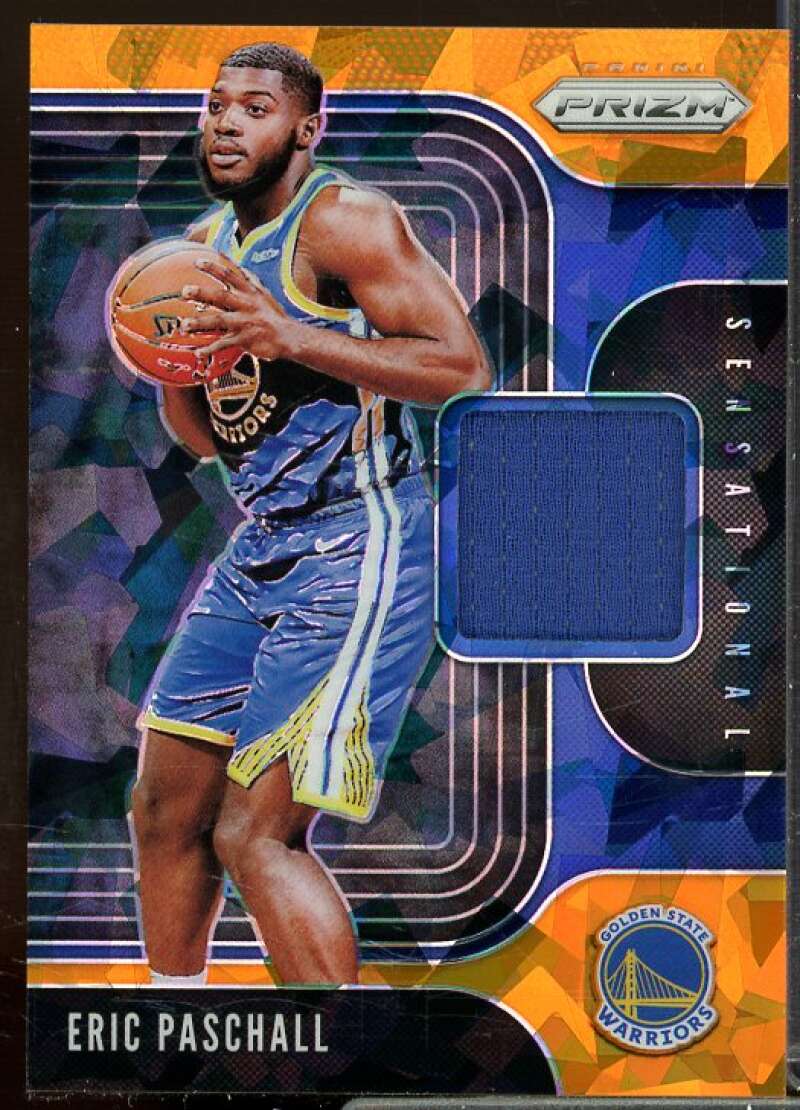 Eric Paschall 2019-20 Panini Prizm Rookie Sensational Swatches Orange Ice #32  Image 1