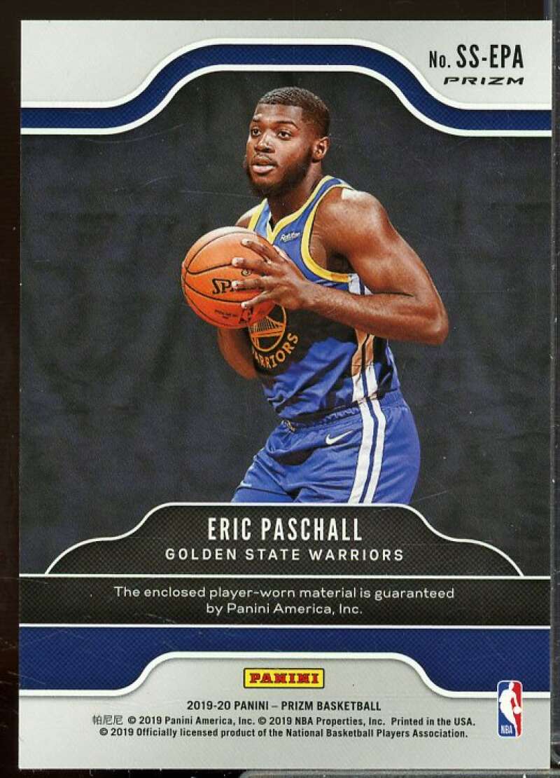 Eric Paschall 2019-20 Panini Prizm Rookie Sensational Swatches Orange Ice #32  Image 2