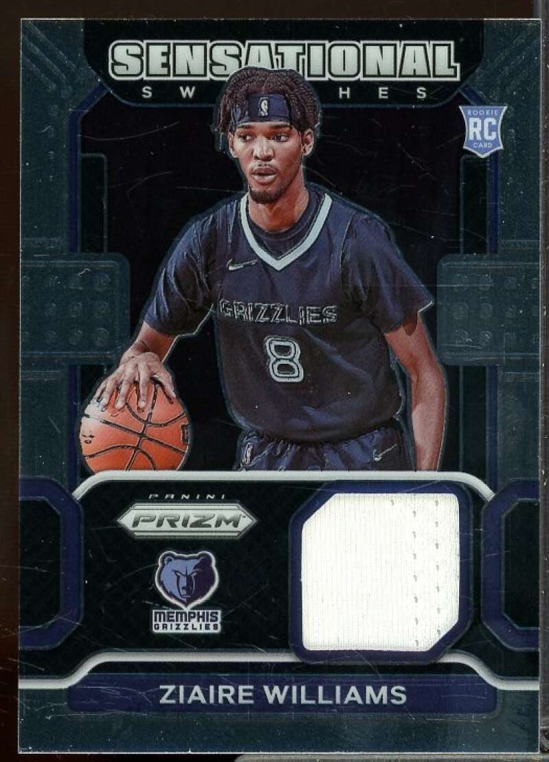 Ziaire Williams Card 2021-22 Panini Prizm Rookie Sensational Swatches #70  Image 1