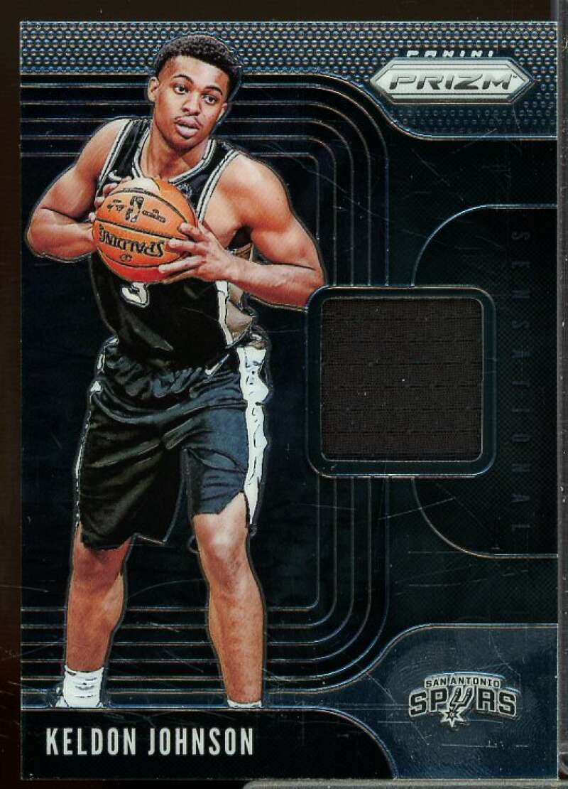 Keldon Johnson Rookie Card 2019-20 Panini Prizm Rookie Sensational Swatches #26  Image 1