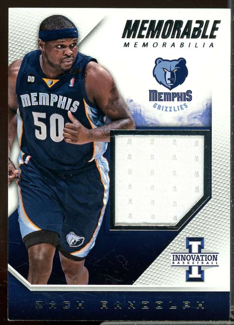 Zach Randolph/250 Card 2013-14 Innovation Memorable Memorabilia #44  Image 1