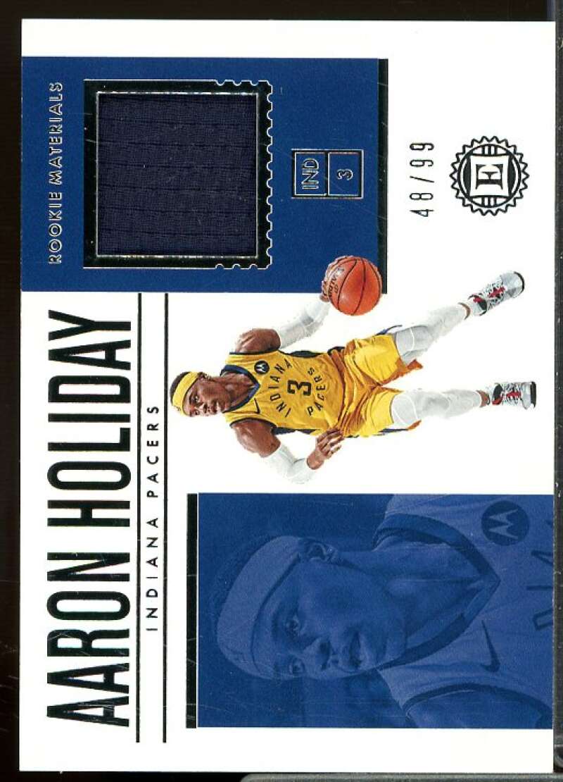 Aaron Holiday Rookie Card 2018-19 Panini Encased Rookie Materials #23  Image 1