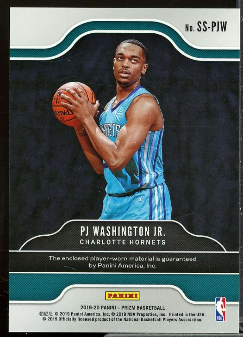 PJ Washington Jr. Rookie 2019-20 Panini Prizm Rookie Sensational Swatches #11  Image 2