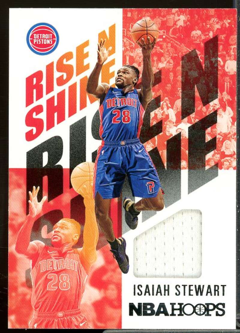 Isaiah Stewart Rookie Card 2020-21 Hoops Rise N Shine Rookie Memorabilia #32  Image 1