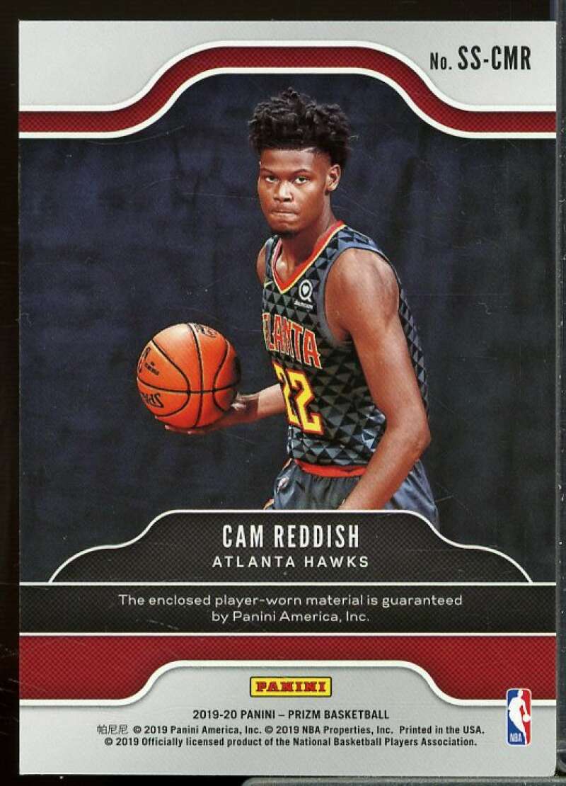 Cam Reddish Rookie Card 2019-20 Panini Prizm Rookie Sensational Swatches #9  Image 2
