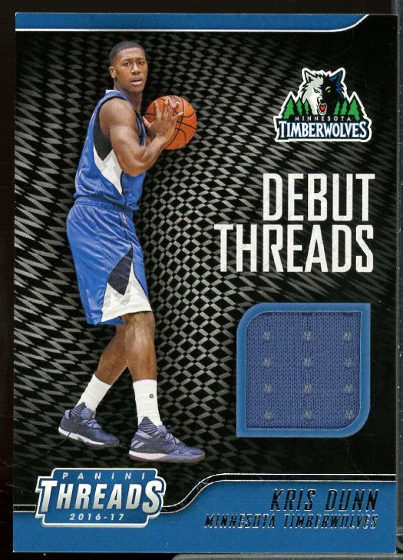 Kris Dunn Rookie Card 2016-17 Panini Threads Debut Threads #4  Image 1