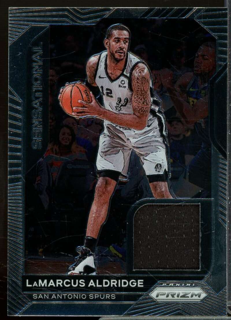 LaMarcus Aldridge Card 2020-21 Panini Prizm Sensational Swatches #44  Image 1