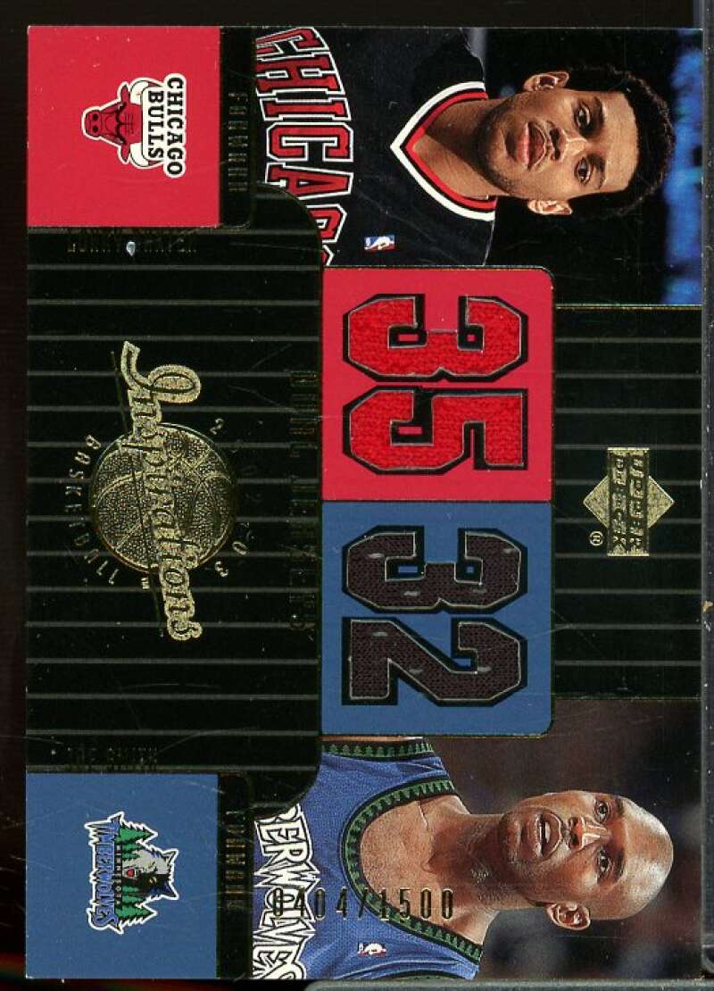 Lonny Baxter JSY RC/Joe Smith JSY Card 2002-03 Upper Deck Inspirations #113  Image 1