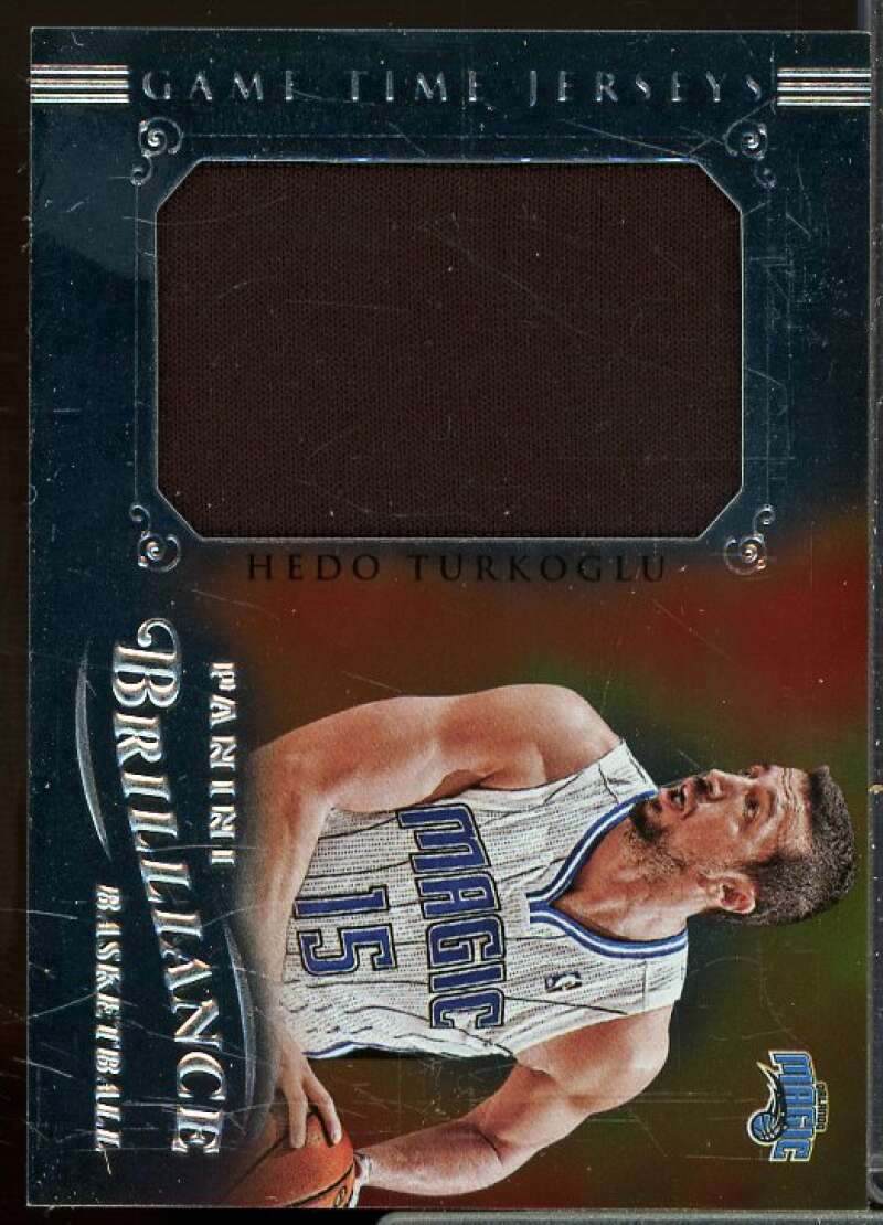 Hedo Turkoglu Card 2012-13 Panini Brilliance Game Time Jerseys #48  Image 1