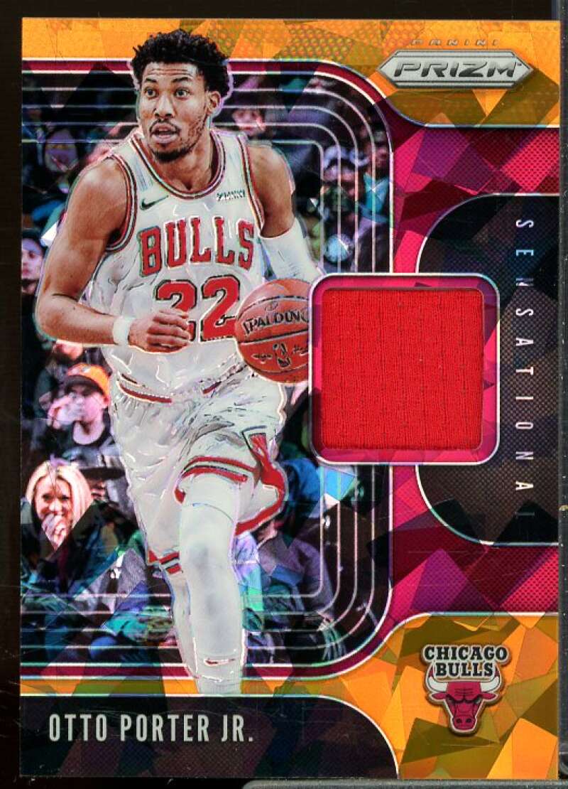 Otto Porter Jr. 2019-20 Panini Prizm Sensational Swatches Prizms Orange Ice #90  Image 1