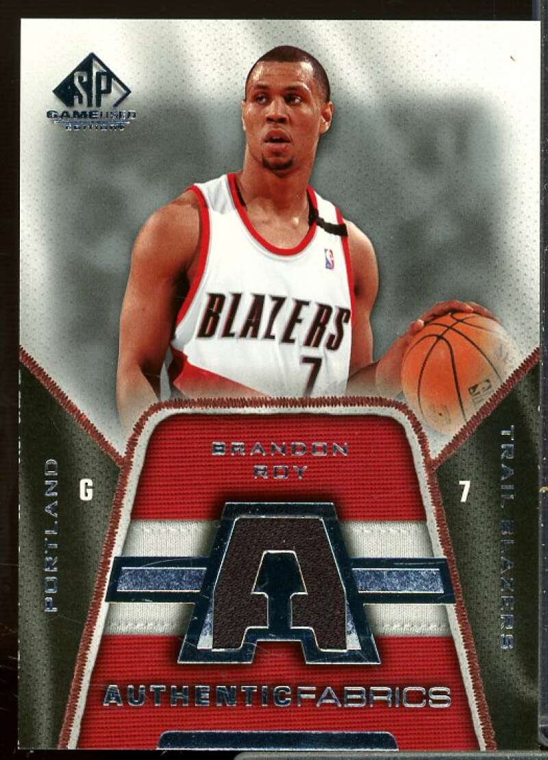 Brandon Roy Card 2007-08 SP Game Used Authentic Fabrics #AFBR  Image 1