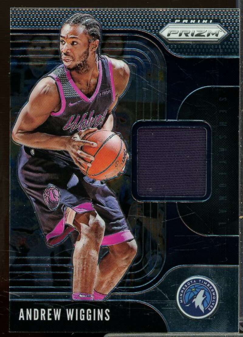 Andrew Wiggins Card 2019-20 Panini Prizm Sensational Swatches #43  Image 1
