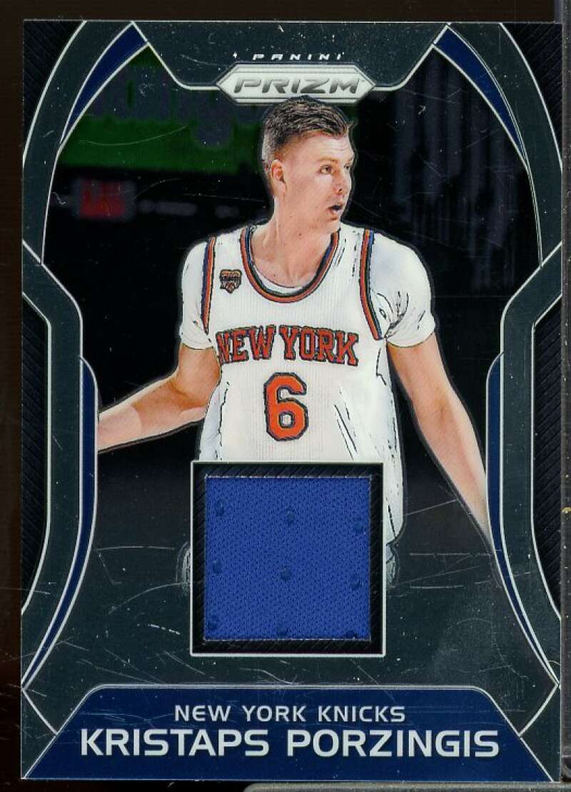 Kristaps Porzingis Card 2017-18 Panini Prizm Sensational Swatches #71  Image 1