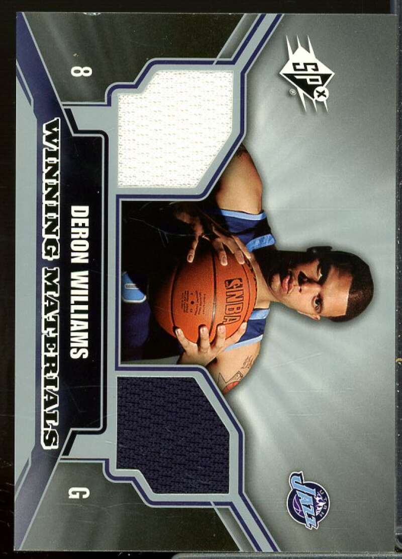 Deron Williams Rookie Card 2005-06 SPx Winning Materials #DE  Image 1