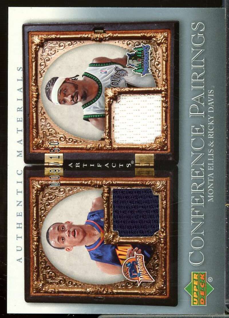 Monta Ellis/Ricky Davis Card 2007-08 Artifacts Conference Pairings #CPED  Image 1