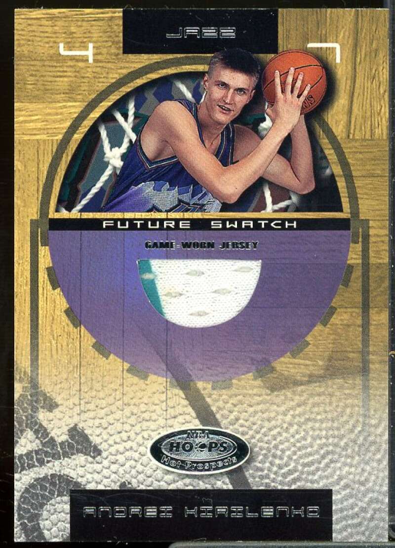 Andrei Kirilenko JSY Rookie Card 2001-02 Hoops Hot Prospects Rookie #104  Image 1