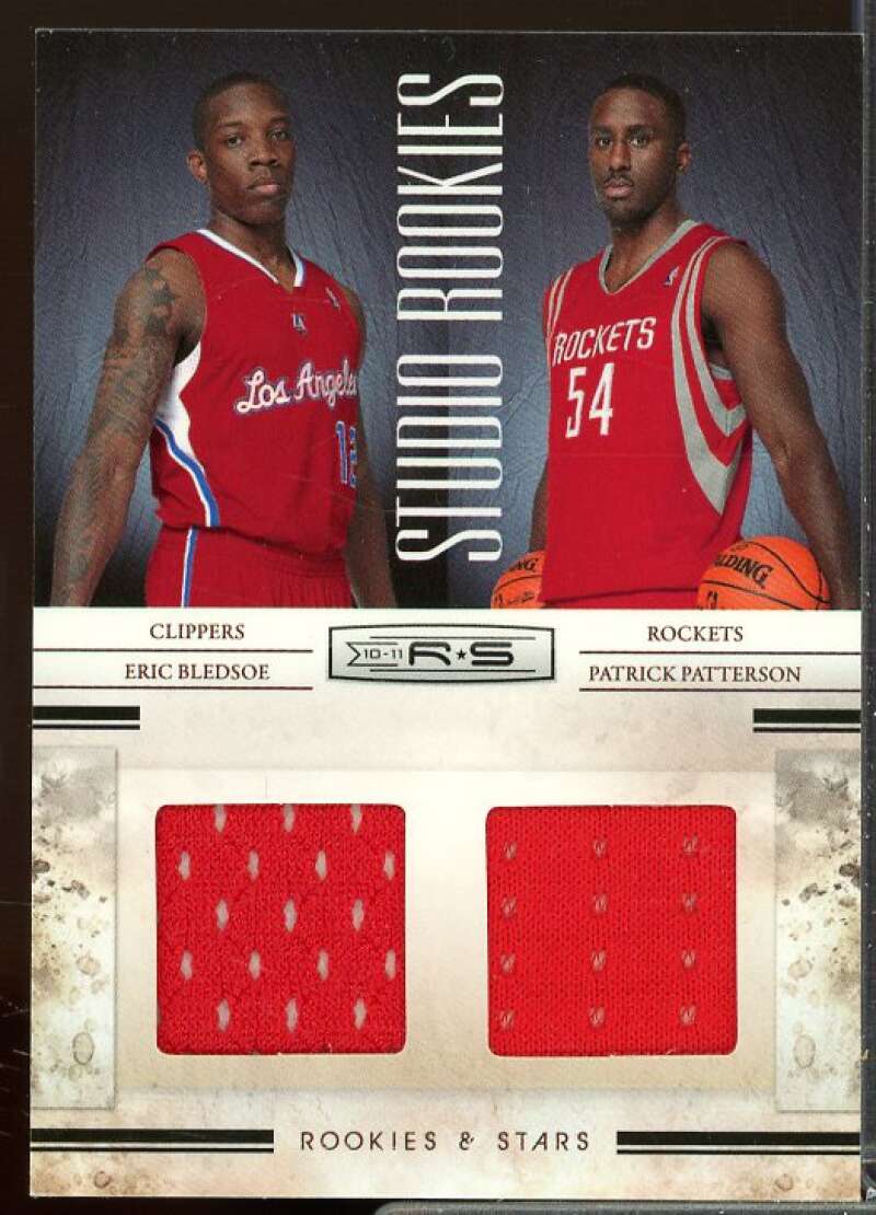 Eric Bledsoe/Patrick Patterson 2010-11 Rookies Stars Studio Rookies Material #8  Image 1