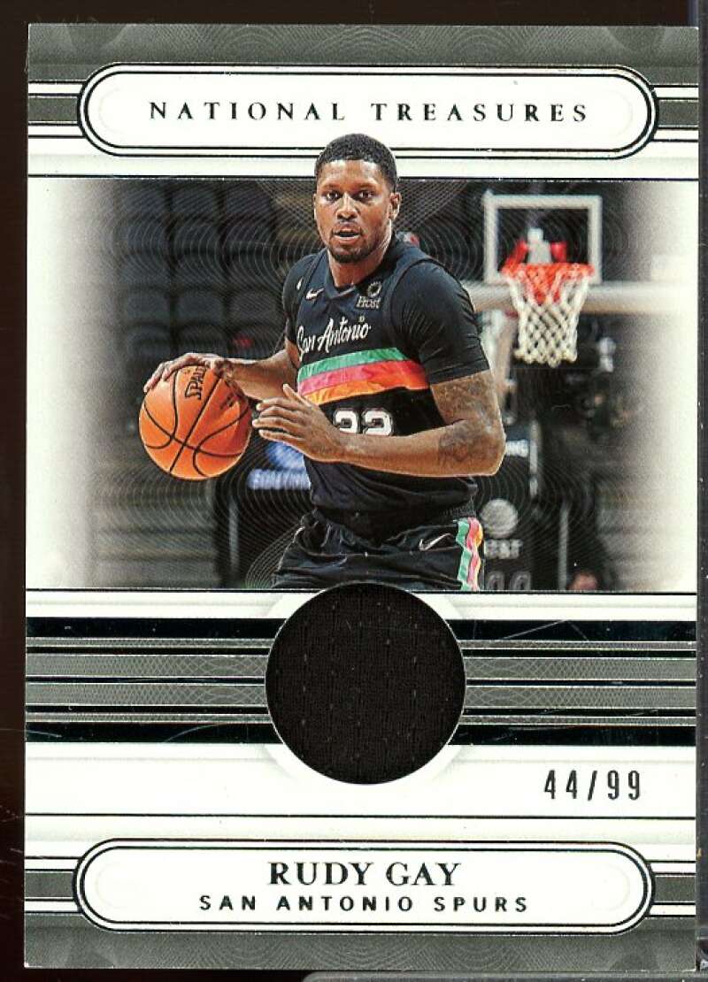 Rudy Gay/99 Card 2020-21 Panini National Treasures Jersey Treasures #89  Image 1