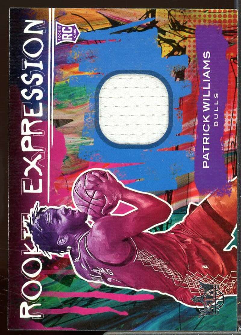 Patrick Williams Rookie 2020-21 Court Kings Rookie Expression Memorabilia #37  Image 1