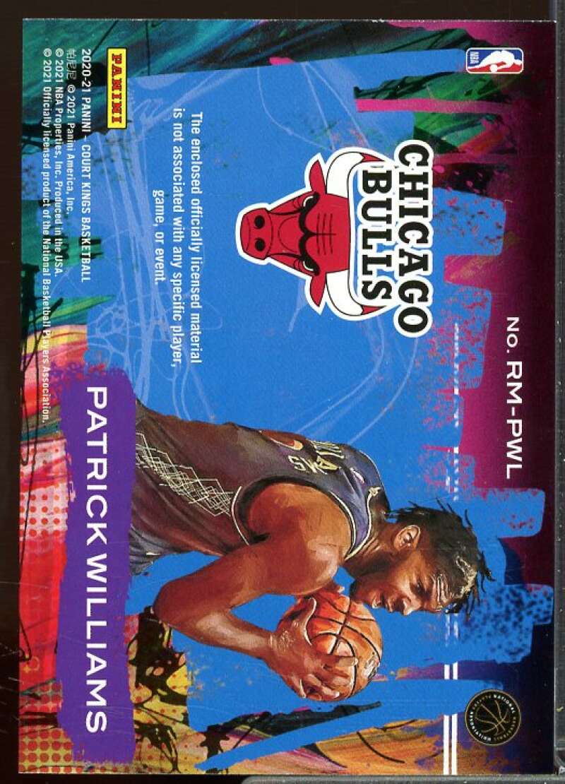Patrick Williams Rookie 2020-21 Court Kings Rookie Expression Memorabilia #37  Image 2