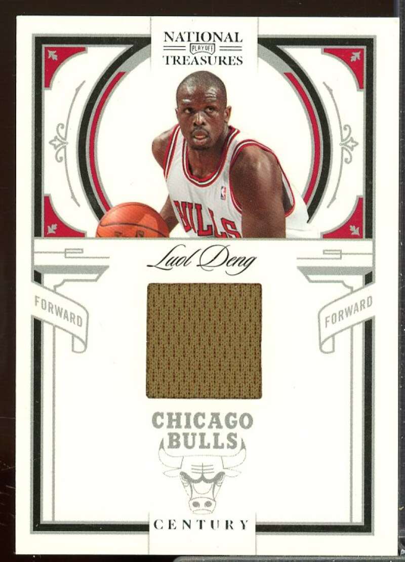 Luol Deng/99 Card 2009-10 Playoff National Treasures Century Materials #41  Image 1
